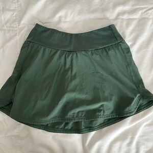 Zella Dark Green Mini Skirt